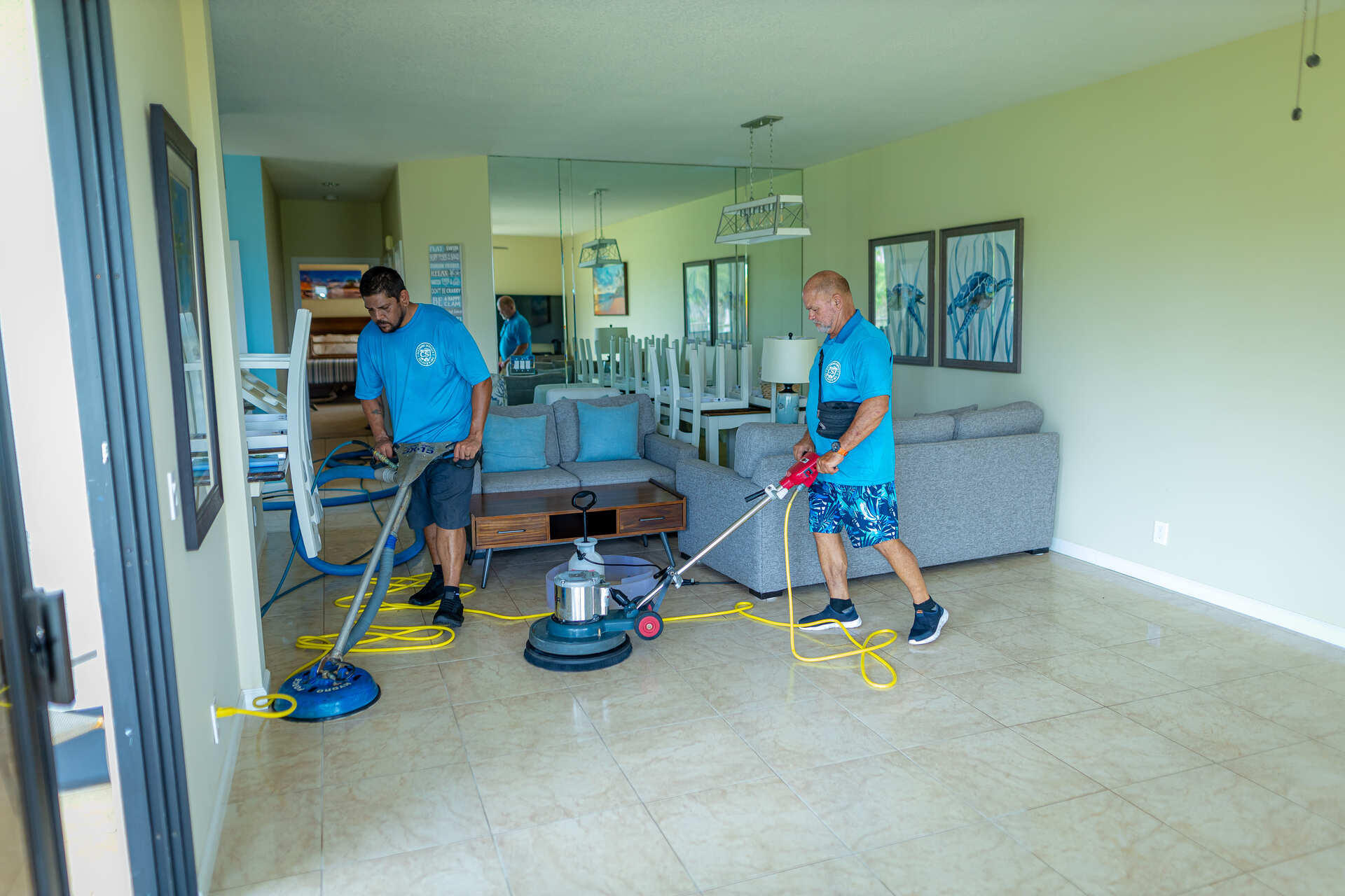 Cleaning a carpet in Kaanapali, HI