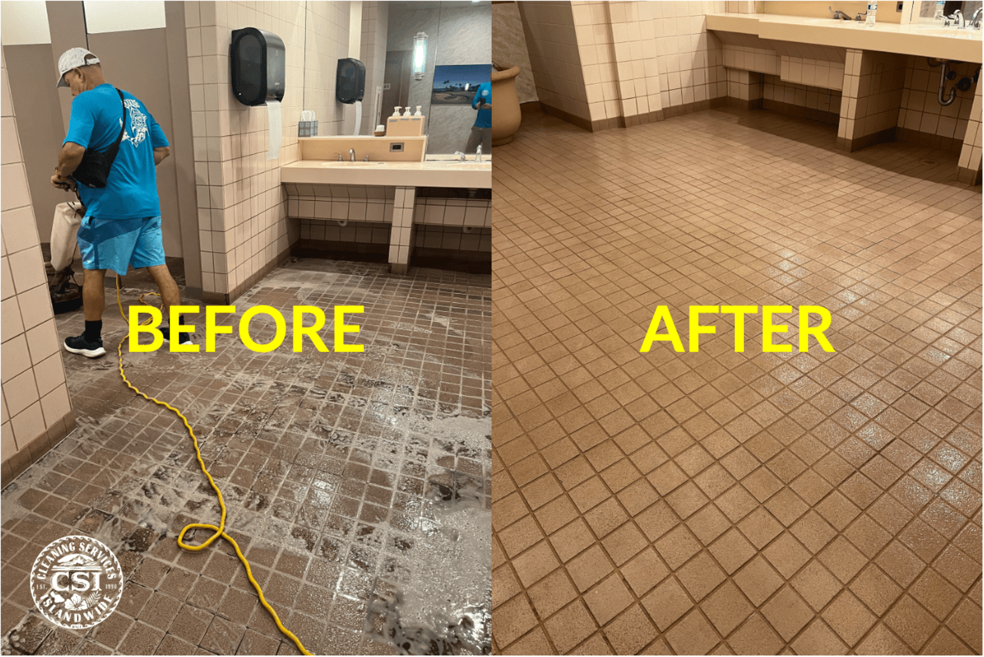 Natural stone cleaning in Maui, HI